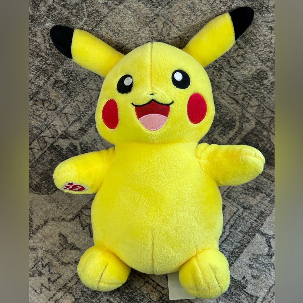 Pokemon‎ Pikachu Build A Bear Plush Stuffed Toy 18"